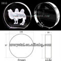 K9 3D-Laser-Subsurface-Bild in Crystal Disk